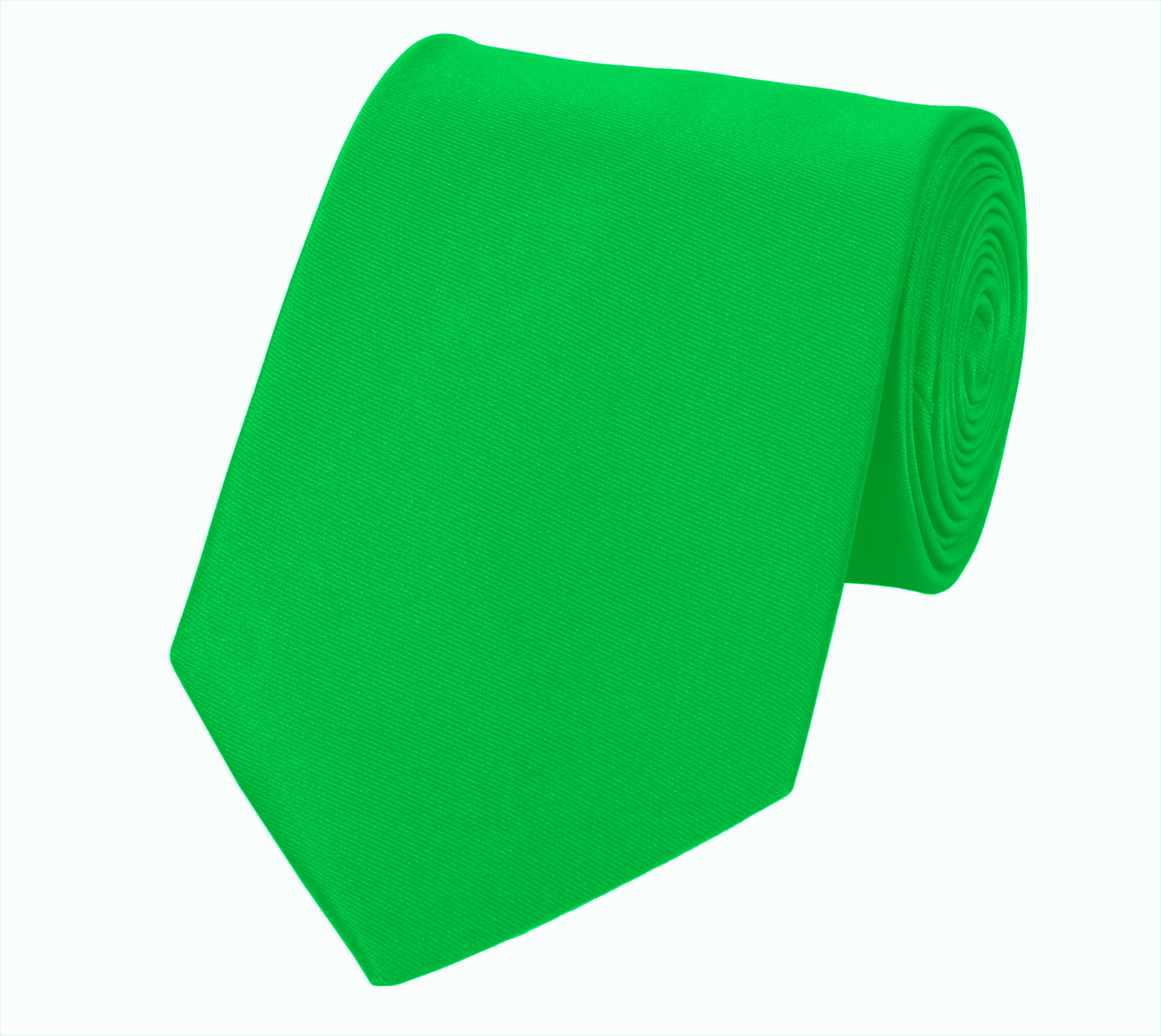 Schlips Krawatte Krawatten Binder 8cm hellgrün uni Fabio Farini