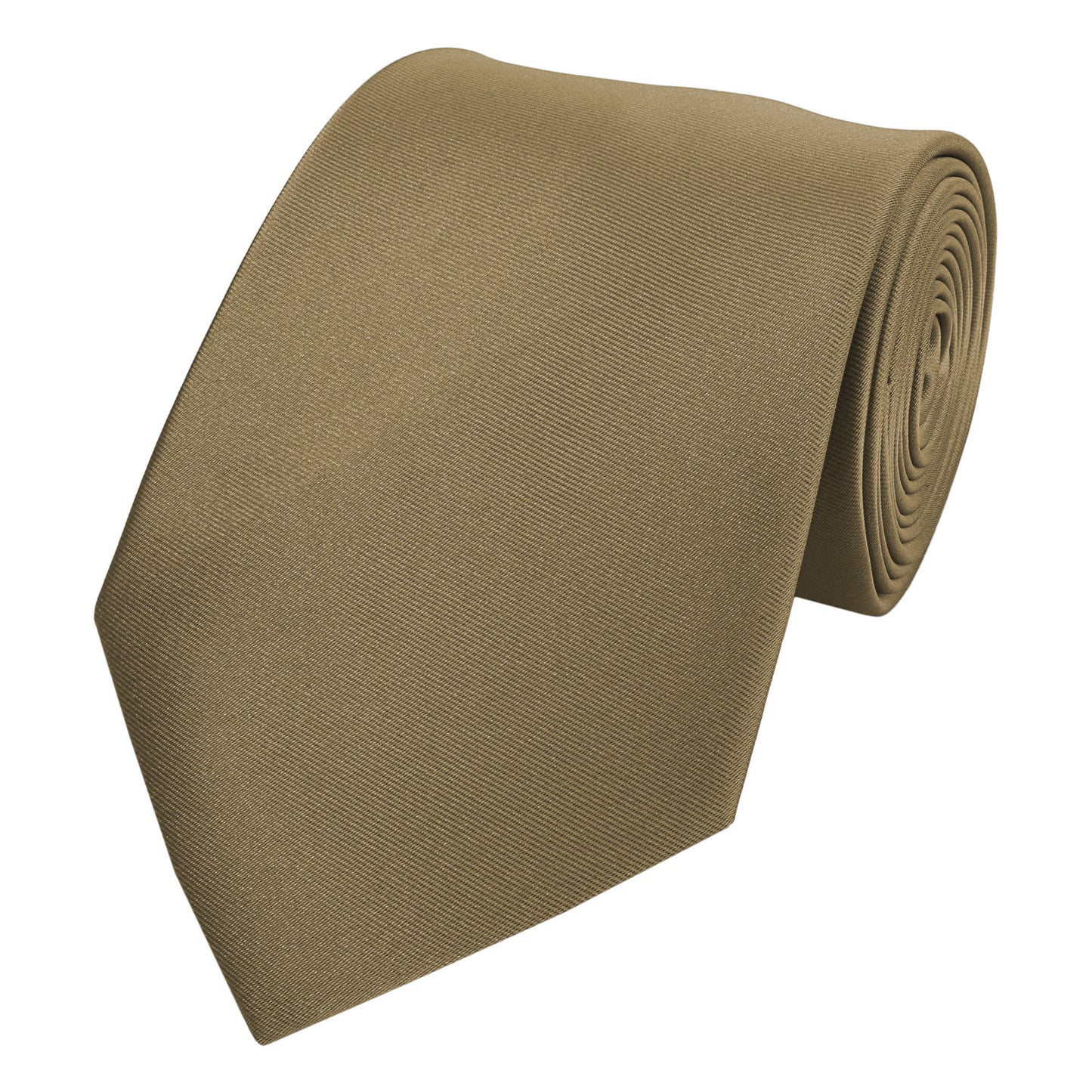 Schlips Krawatte Krawatten Binder 8cm dunkelgold kupfer Fabio Farini