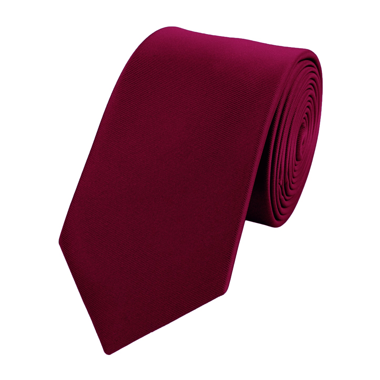 Schlips Krawatte Krawatten Binder Breit 6cm Rot einfarbig Fabio Farini