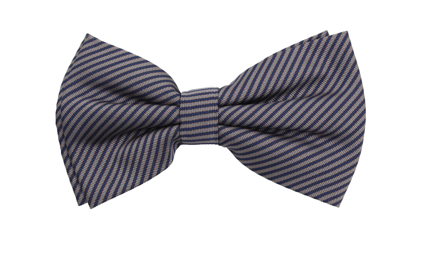 Fabio Farini verschiedene Farben Vorgebundene Fliege Grau