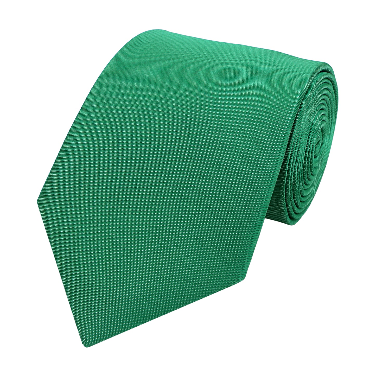 Schlips Krawatte Krawatten Binder 8cm grün uni Fabio Farini