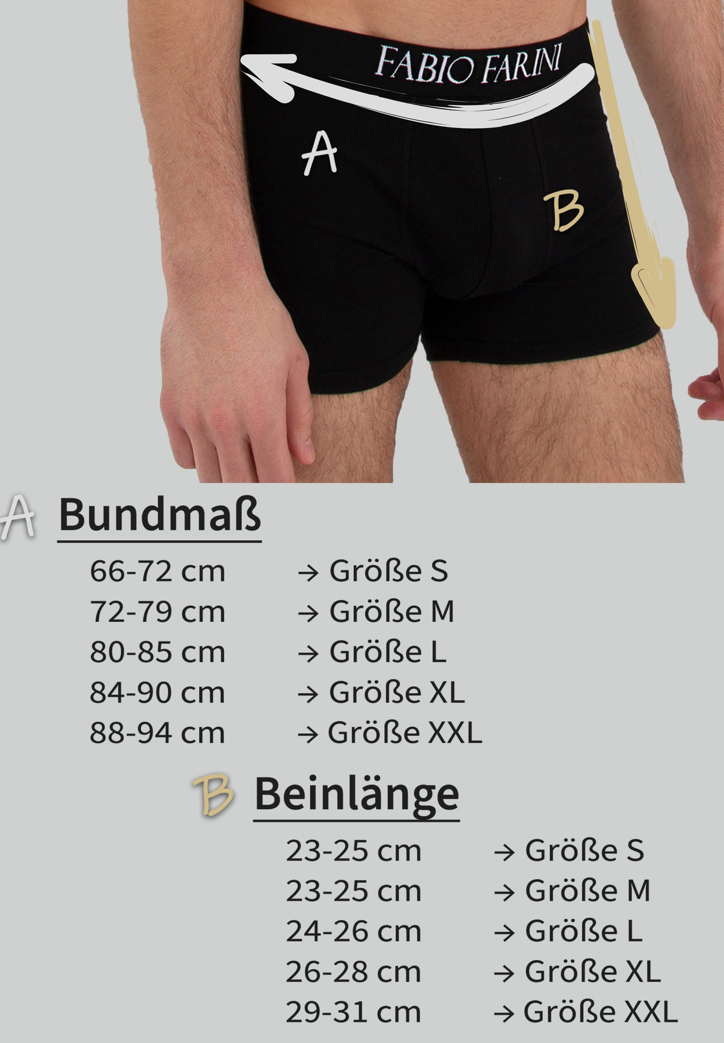 Fabio Farini 6er Pack Herren Boxershorts