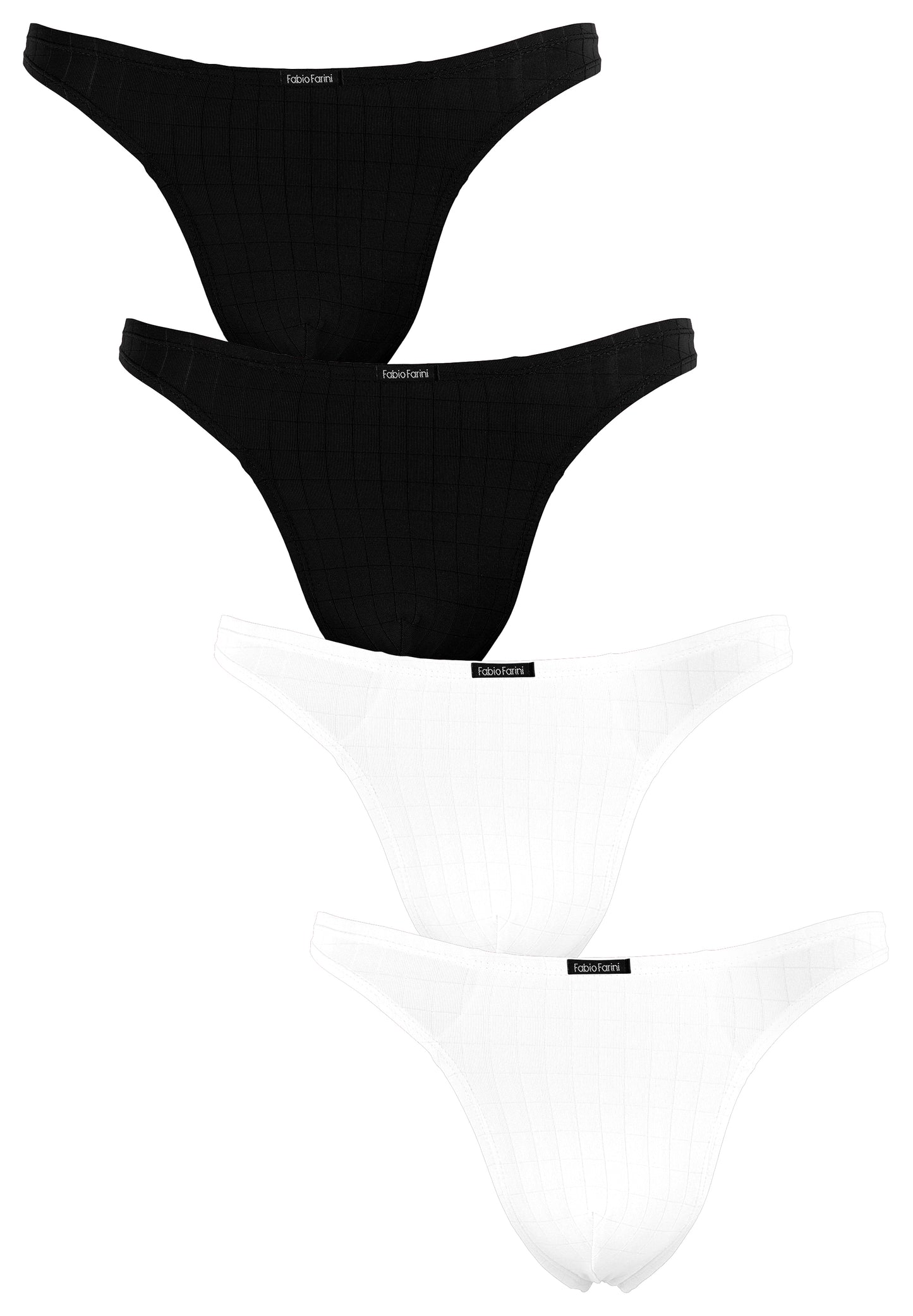 Fabio Farini 4er Pack Herren String Tangas