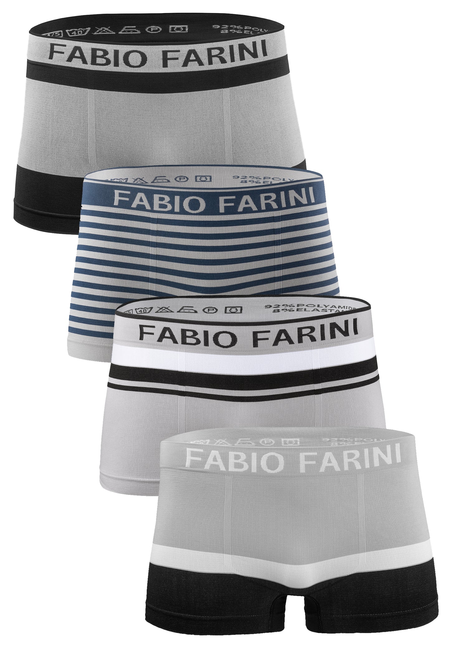 Fabio Farini 4er Pack Herren Boxershorts