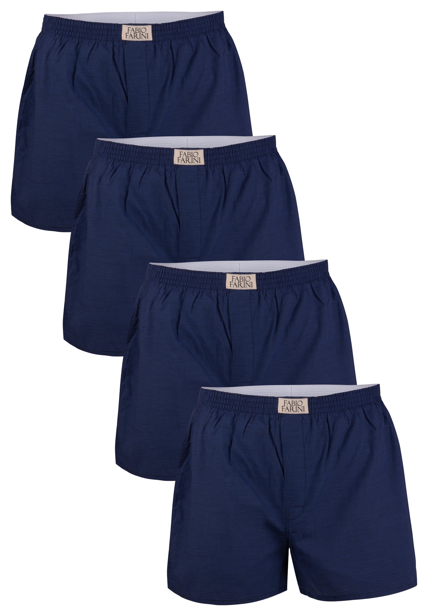 Fabio Farini Webboxershorts aus 100% Baumwolle