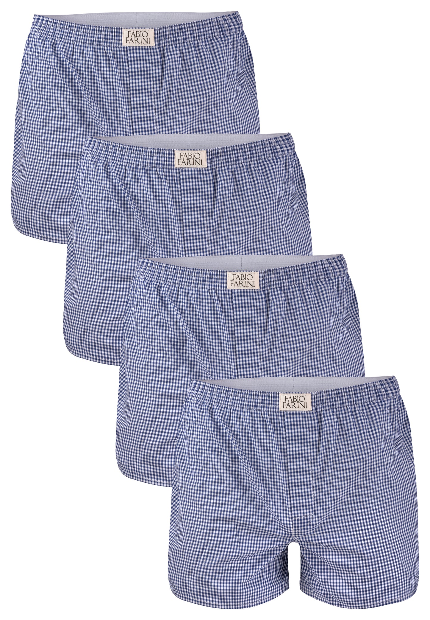 Fabio Farini Webboxershorts aus 100% Baumwolle