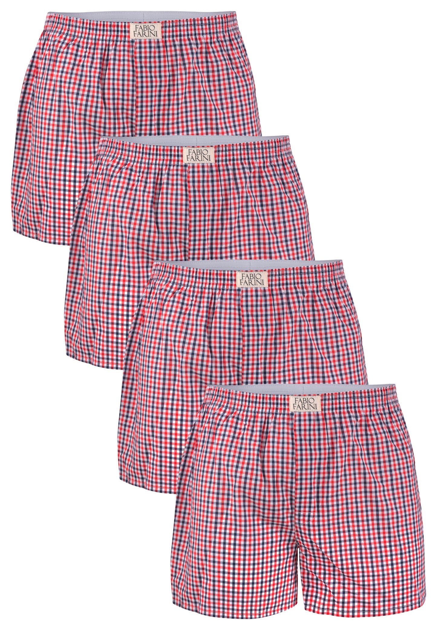 Fabio Farini Webboxershorts aus 100% Baumwolle