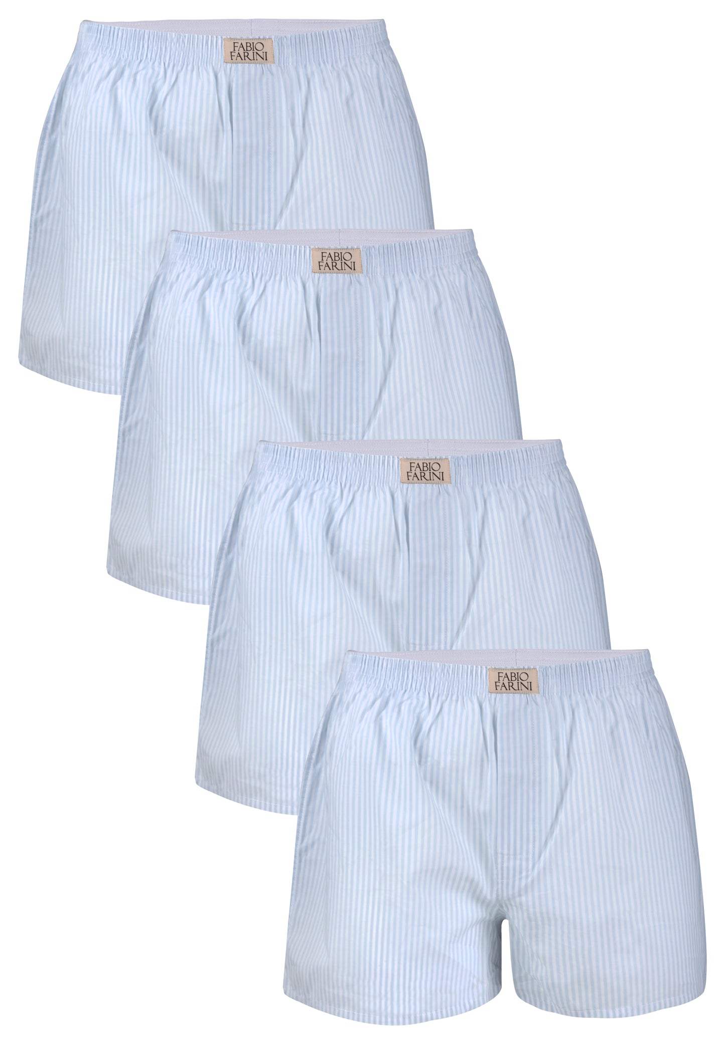 Fabio Farini Webboxershorts aus 100% Baumwolle