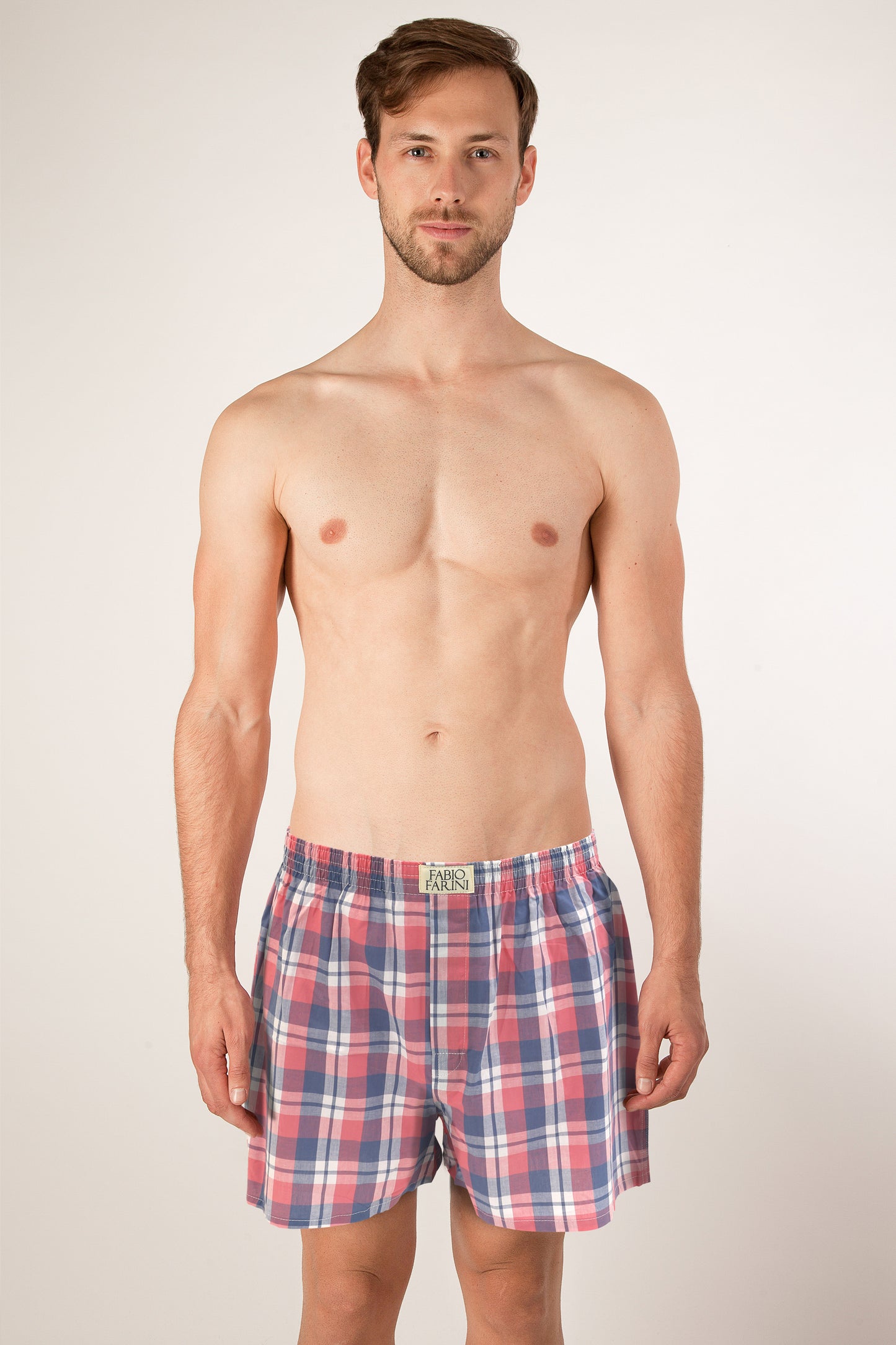 Fabio Farini Webboxershorts aus 100% Baumwolle