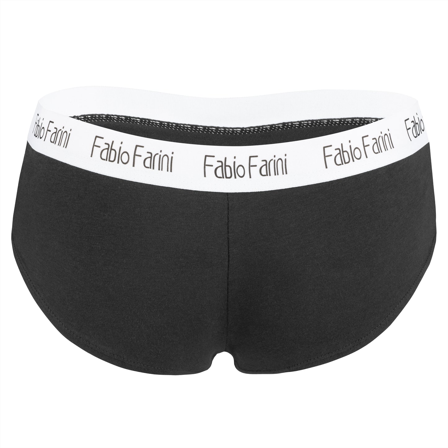 Fabio Farini 6er Pack Damen Hipster Slips mit Bund