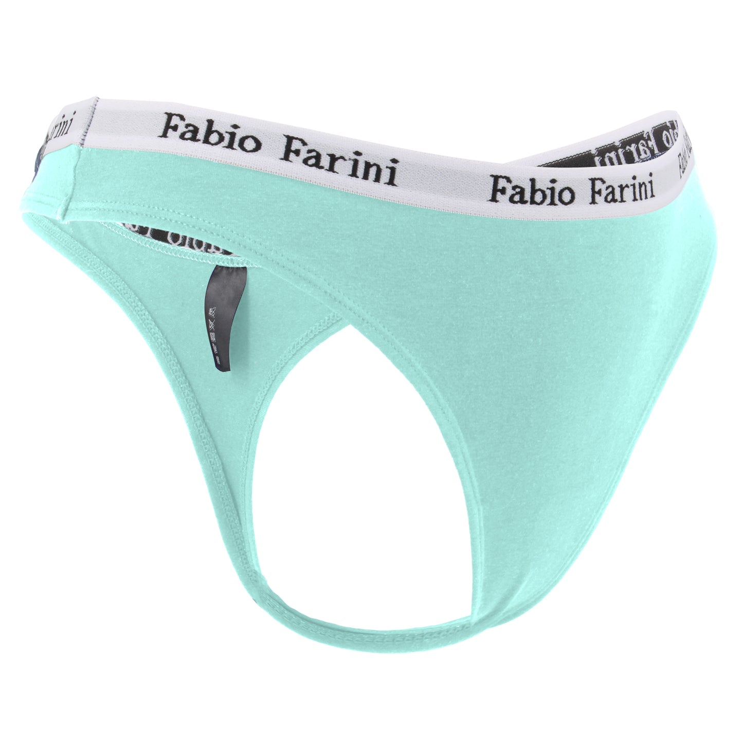 Fabio Farini 6er Pack Damen Strings mit Bund