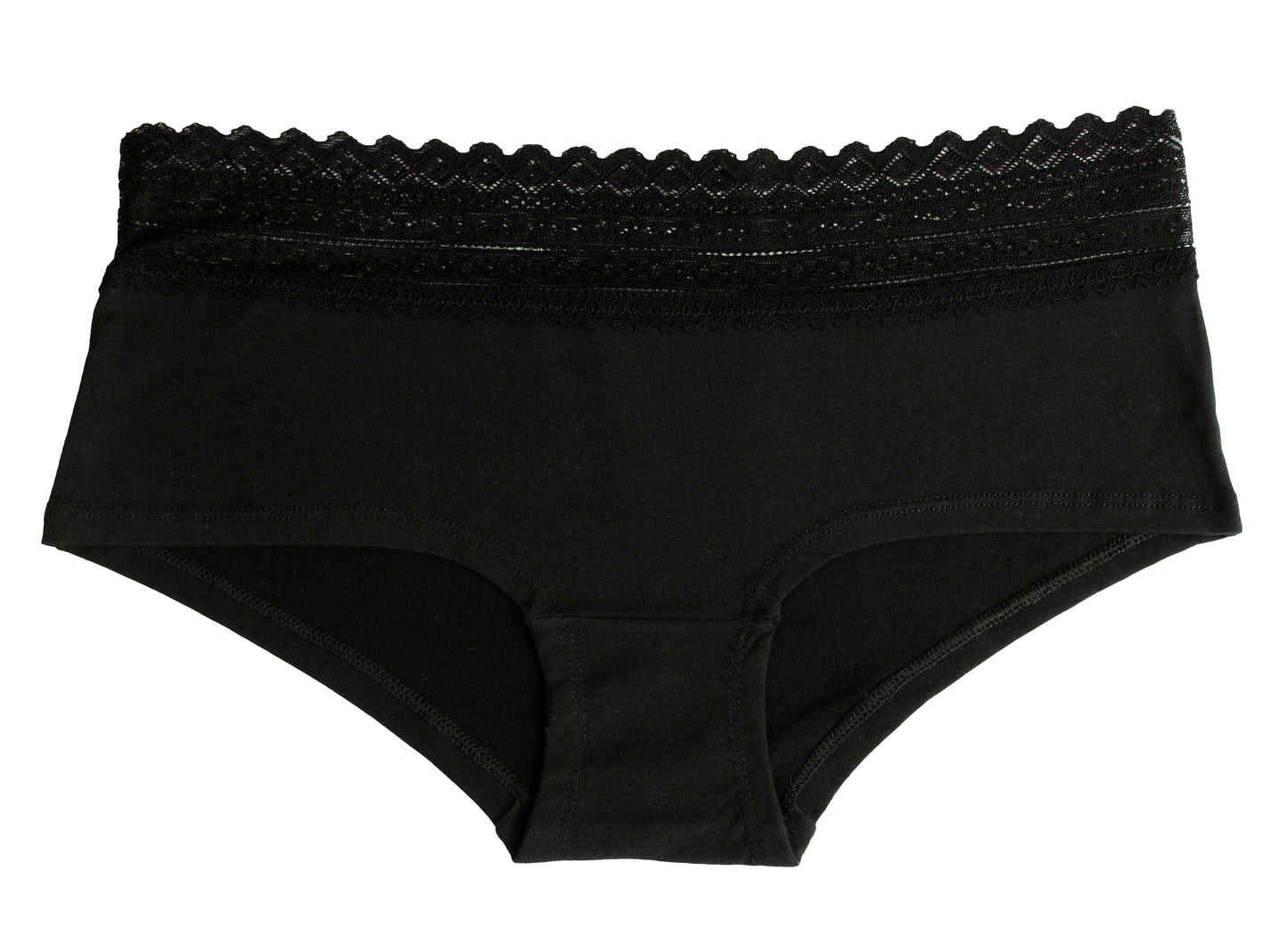 Fabio Farini 6er Pack Damen Hipster Pantys mit Spitzenbund aus 95% Baumwolle