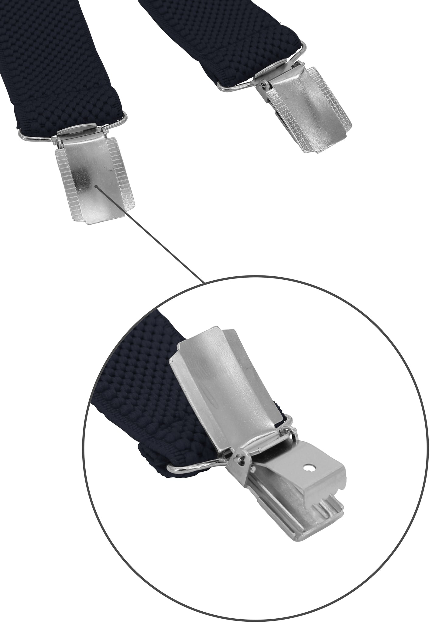 Fabio Farini Herren Hosenträger Set 3cm X Form mit Passender Fliege