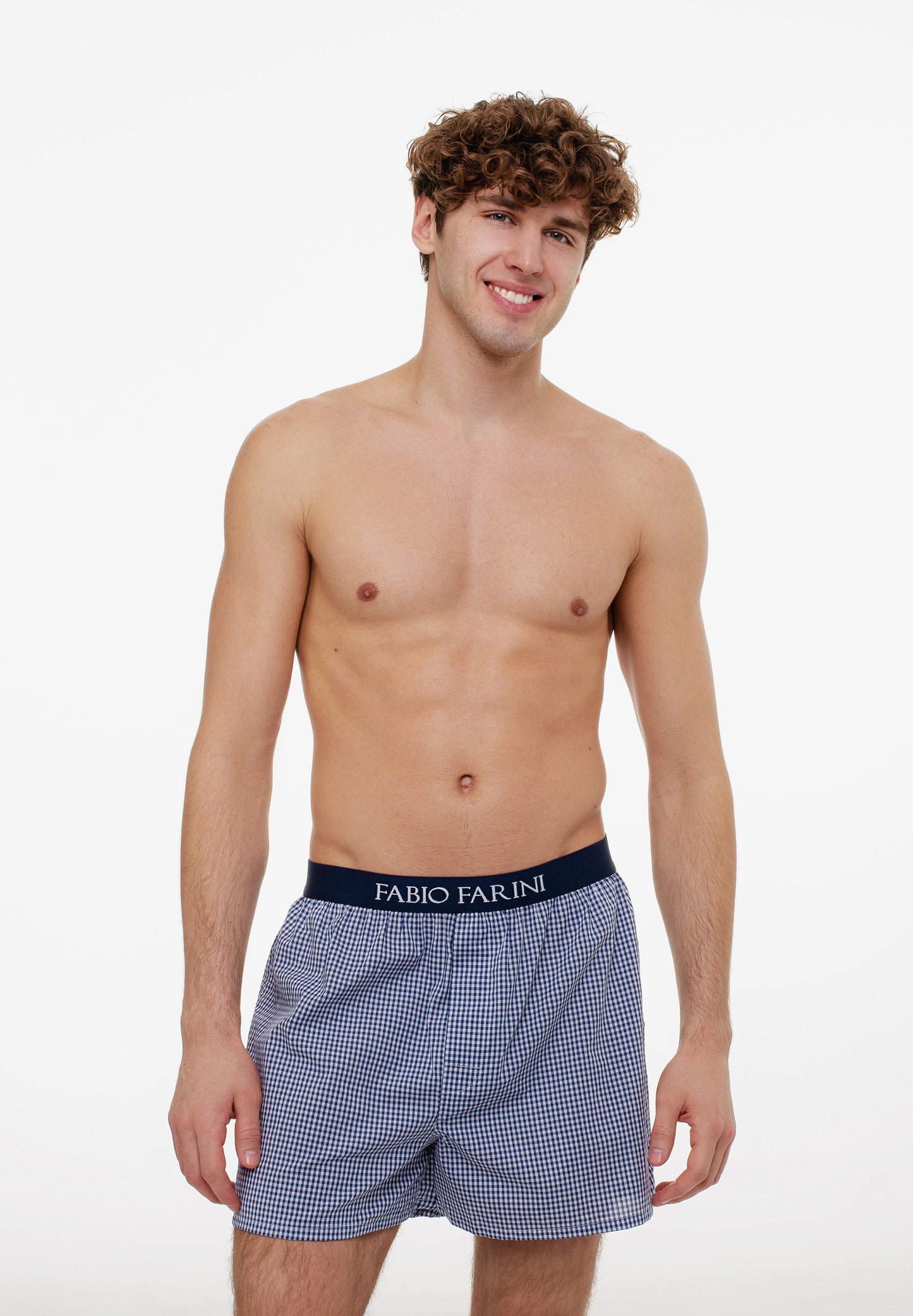 Fabio Farini Webboxershorts aus 100% Baumwolle