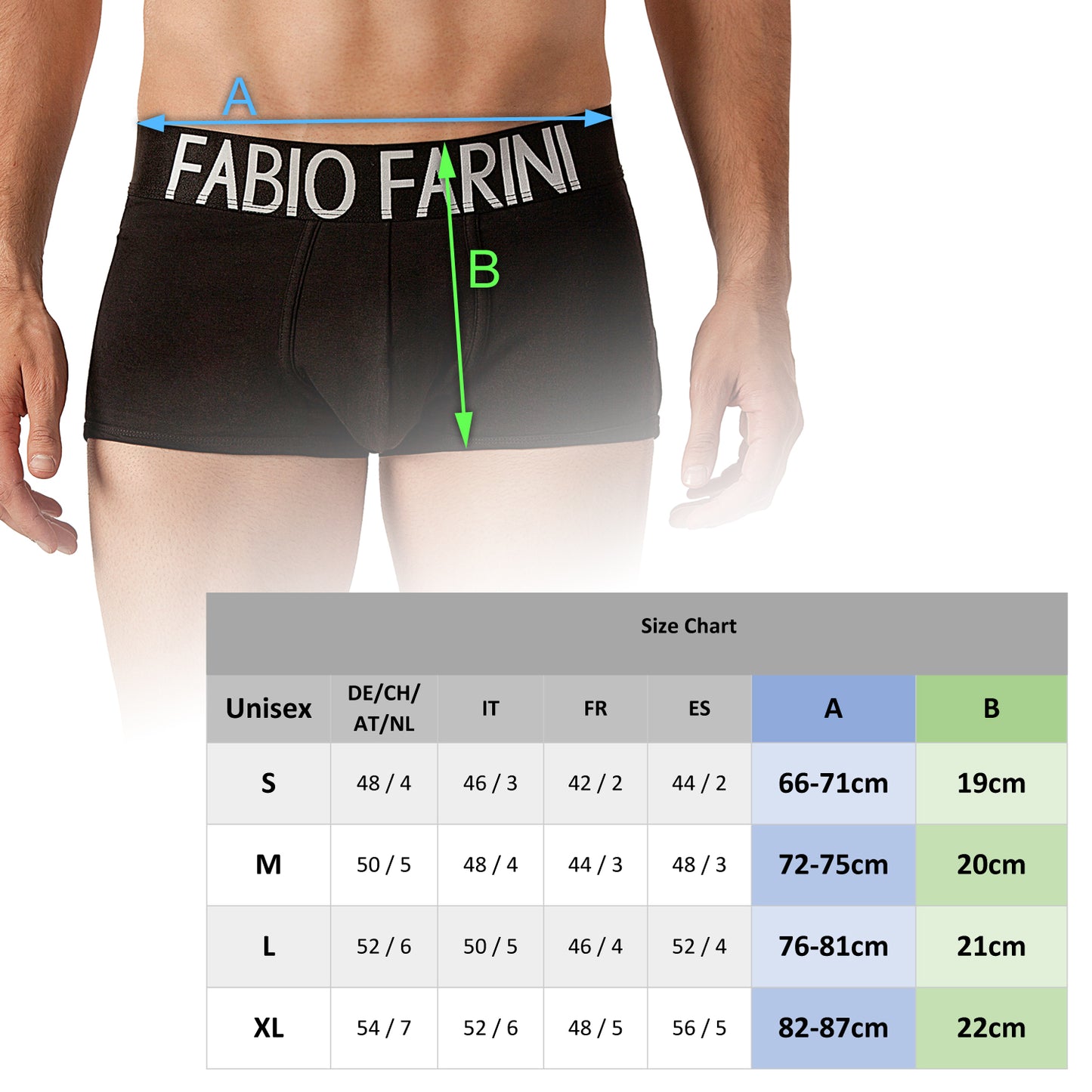 Fabio Farini 4er Pack Herren Boxershorts aus 95% Baumwolle