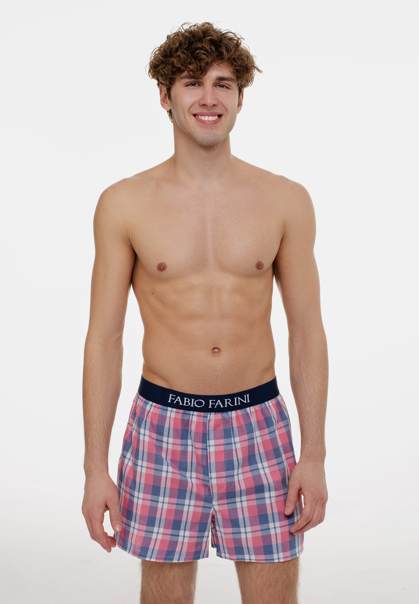 Fabio Farini Webboxershorts aus 100% Baumwolle