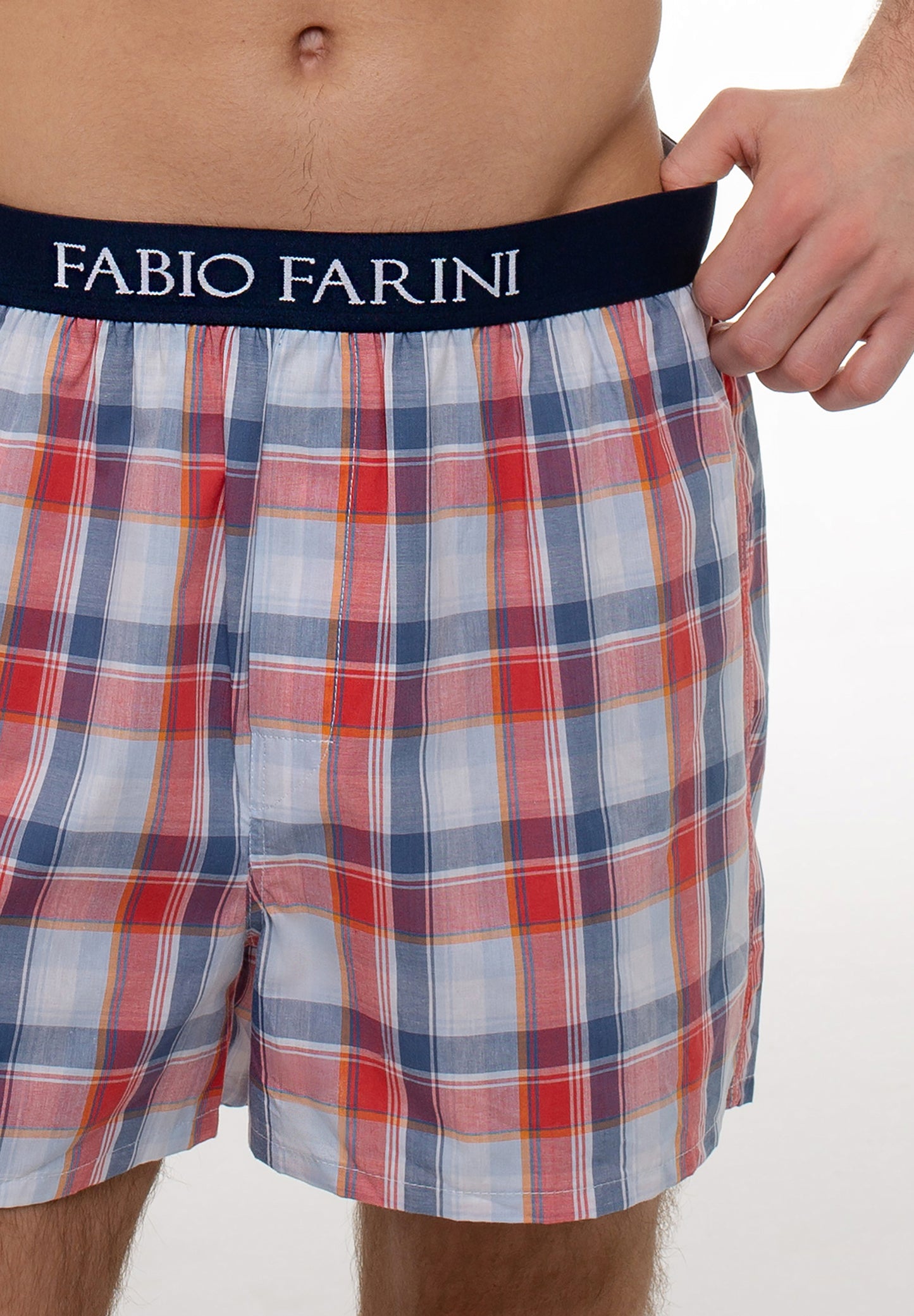 Fabio Farini Webboxershorts aus 100% Baumwolle