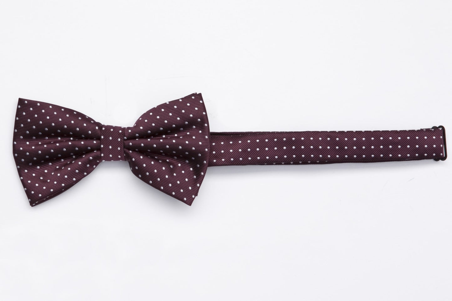 Fliege weinrot weiß gepunktet Schleife Polka Dots Fabio Farini Punkte Querbinder