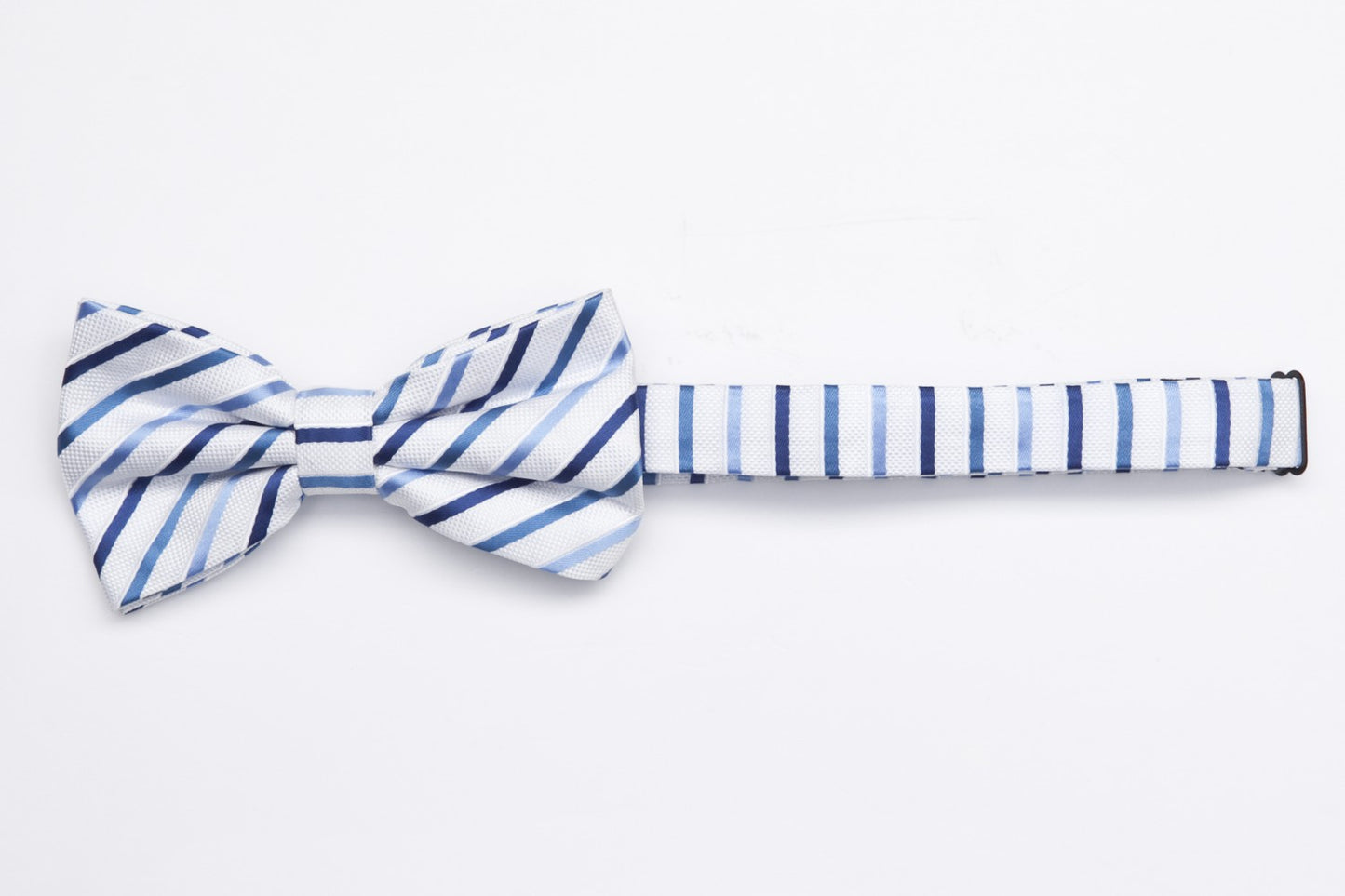 Fliege weiß, gestreift blau Struktur Schleife Hochzeit Fabio Farini Querbinder