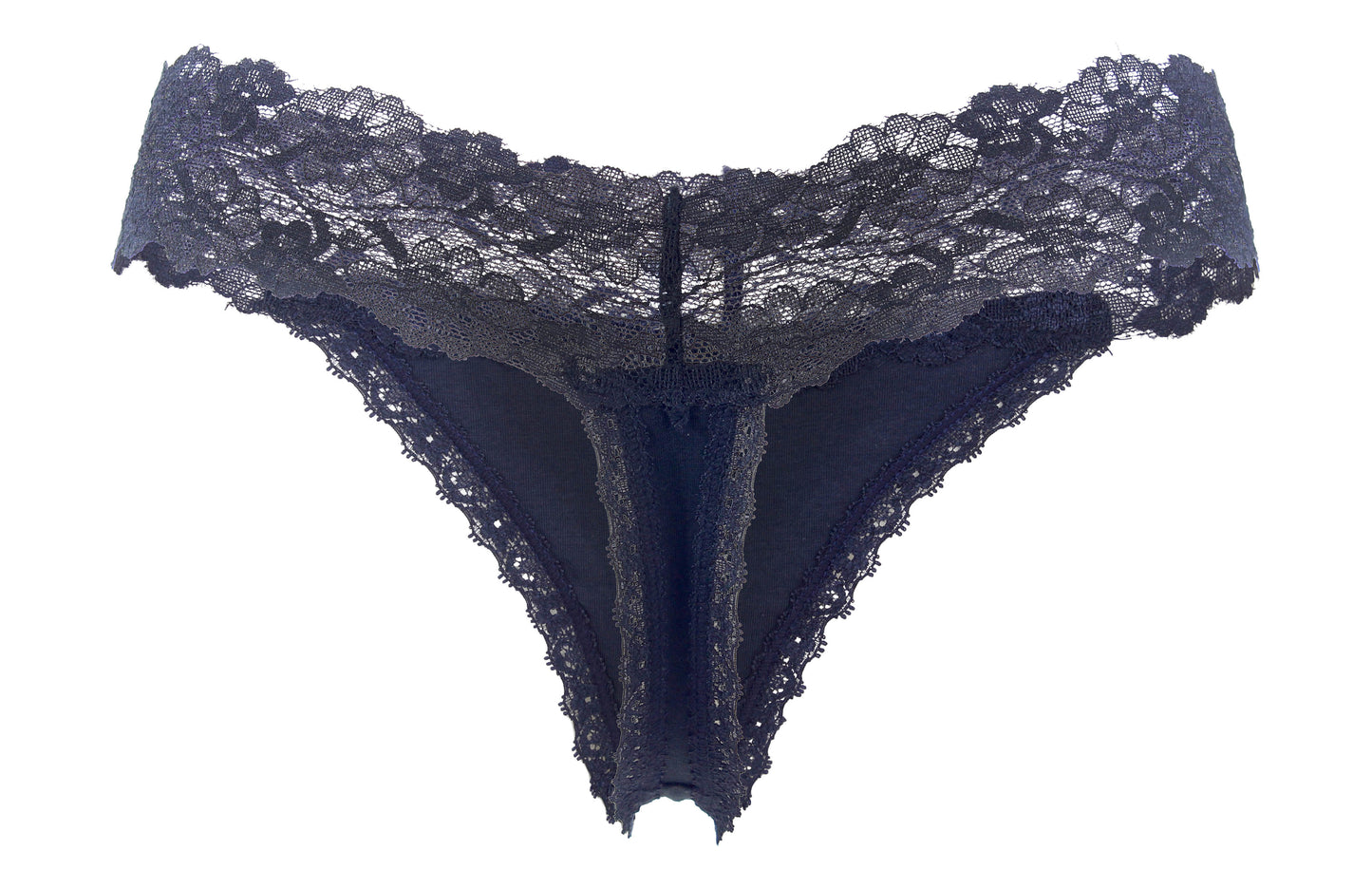 Fabio Farini 6er Pack Damen Hipster Slips mit Spitze aus 95% Baumwolle