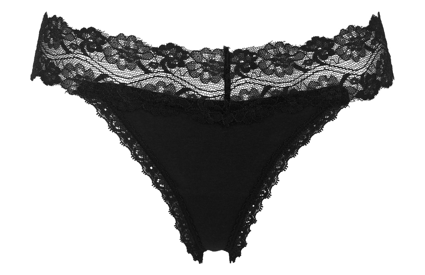 Fabio Farini 6er Pack Damen Hipster Slips mit Spitze aus 95% Baumwolle