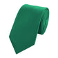 Schlips Krawatte Krawatten Binder 6cm grün  Fabio Farini