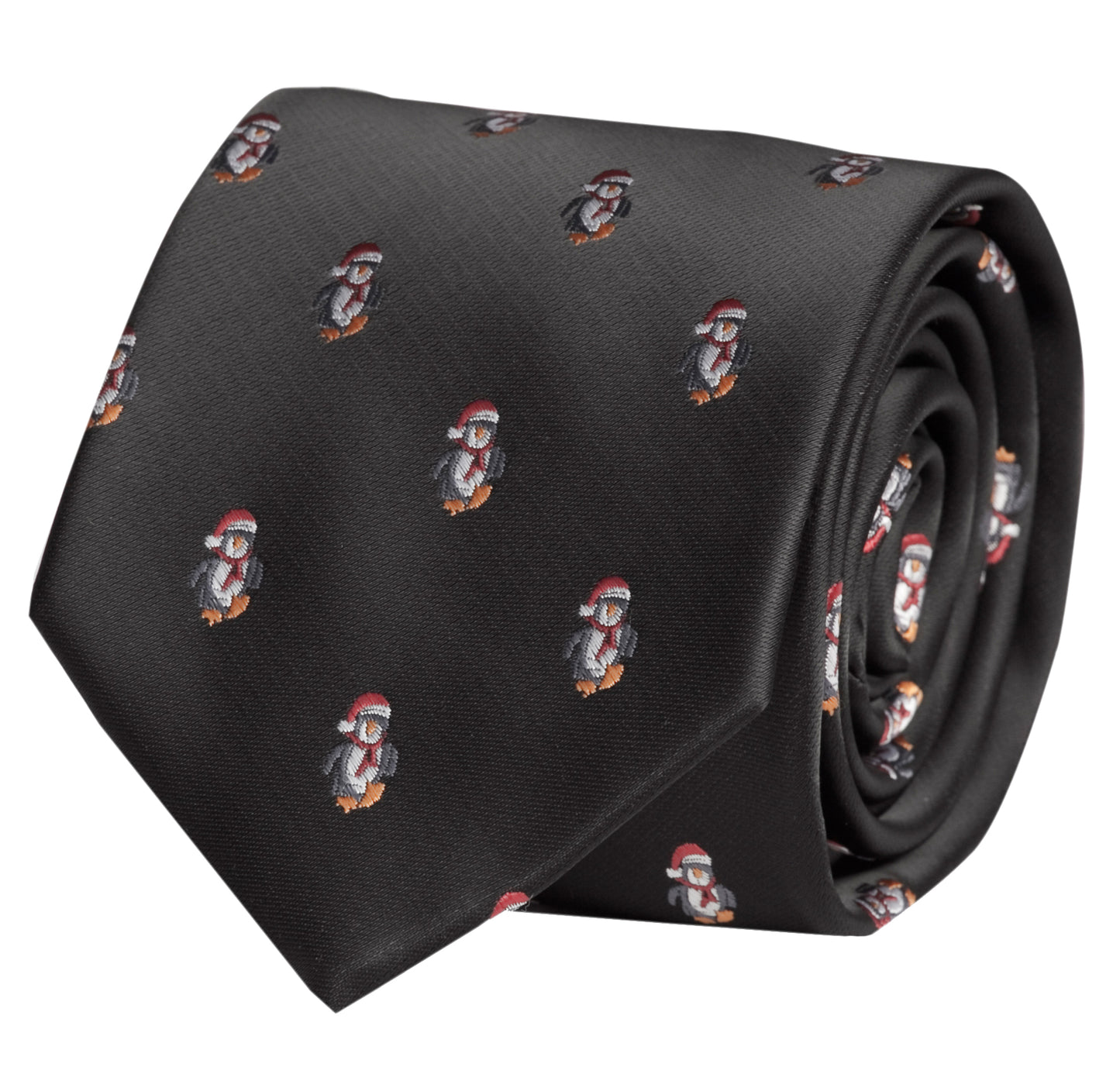 Schlips, Krawatte, Krawatten, Binder, 8cm, schwarz, Weihnachten, Fabio Farini