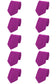 Krawatten unisets 8cm