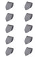 Krawatten unisets 8cm