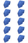 Krawatten unisets 8cm