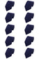 Krawatten unisets 8cm