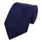 Schlips Krawatte Krawatten Binder 8cm dunkelblau navy uni Fabio Farini