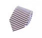 Schlips Krawatte Krawatten Binder 8cm lilla weiß gestreift Fabio Farini
