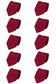 Krawatten unisets 8cm