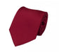 Schlips Krawatte Krawatten Binder 8cm weinrot rot dunkelrot uni Fabio Farini
