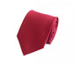 Schlips Krawatte Krawatten Binder 8cm rot uni Fabio Farini