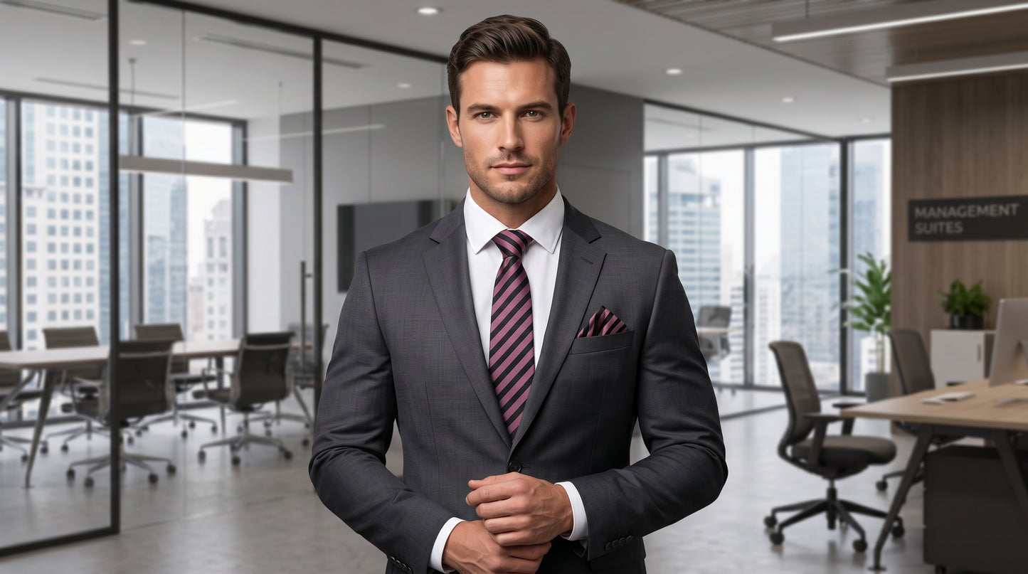Fabio Farini Herren Krawatten Set 10er Farbmix 13 6cm/8cm