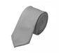 Schlips Krawatte Krawatten Binder 6cm grau silber steingrau uni Fabio Farini