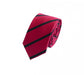 Schlips Krawatte Krawatten Binder 6cm rot schwarz gestreift Fabio Farini