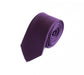 Schlips Krawatte Krawatten Binder 6cm lila purpur violett uni Fabio Farini