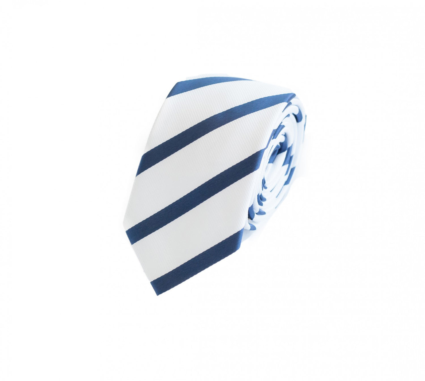 Fabio Farini Mehrere Farben Krawatte 6cm blau/weiß