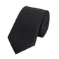 Schlips Krawatte Krawatten Binder 6cm schwarz Denimlook uni Fabio Farini