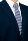 Fabio Farini - gestreifte und elegante Krawatte in 6 cm und 8 cm zur Auswahl