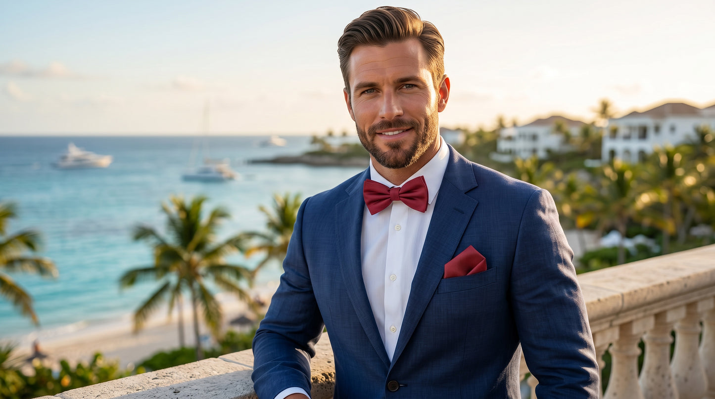 Fabio Farini Herren Fliegen Set 5er Farbmix 10 vorgebunden