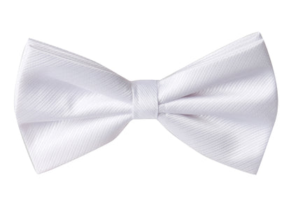 Fliege weiß, edle Streifenstruktur Hochzeit Schleife Fabio Farini Querbinder