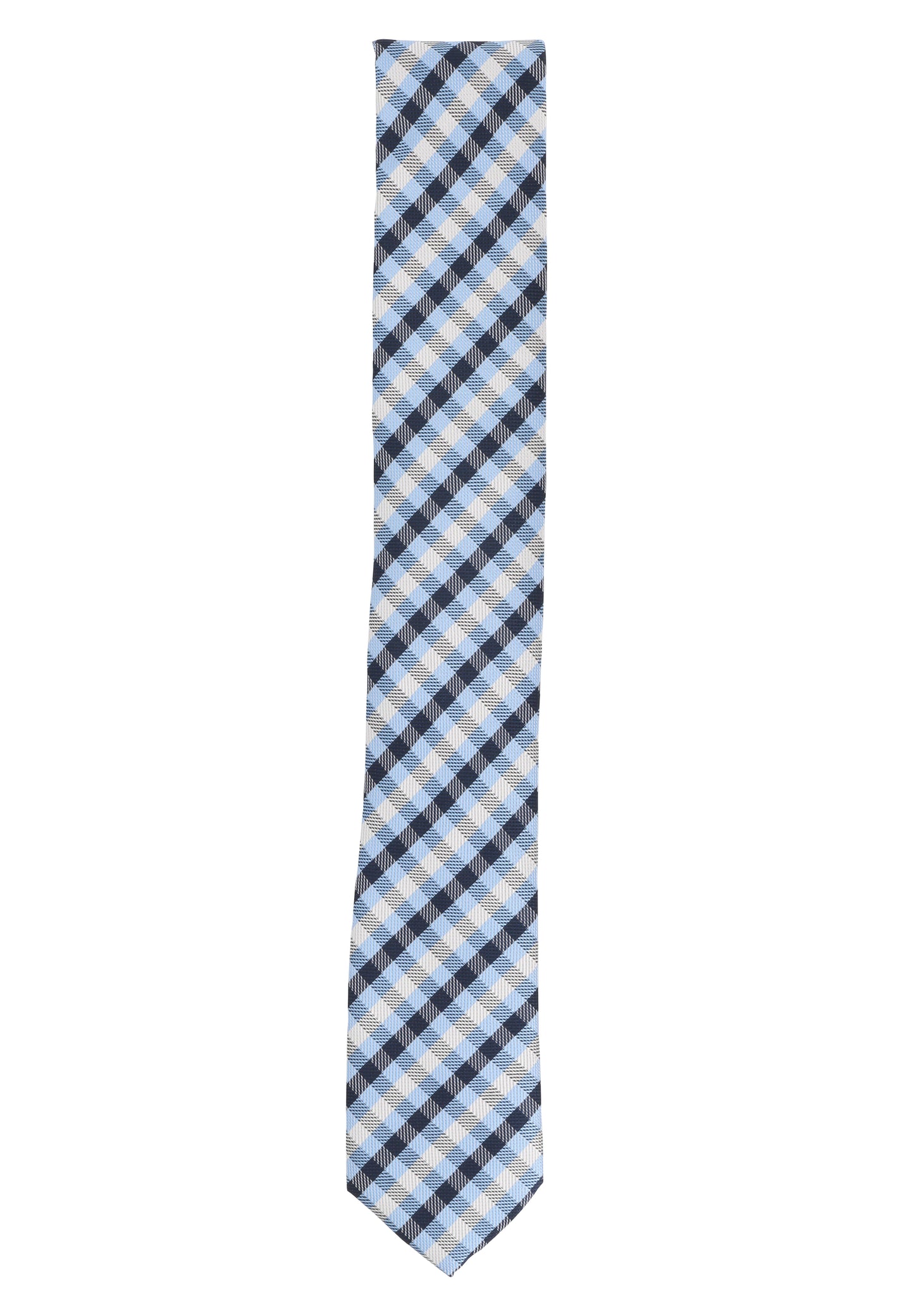 Fabio Farini - karierte und elegante Krawatte in 6 cm und 8 cm zur Auswahl