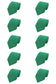 Krawatten unisets 8cm