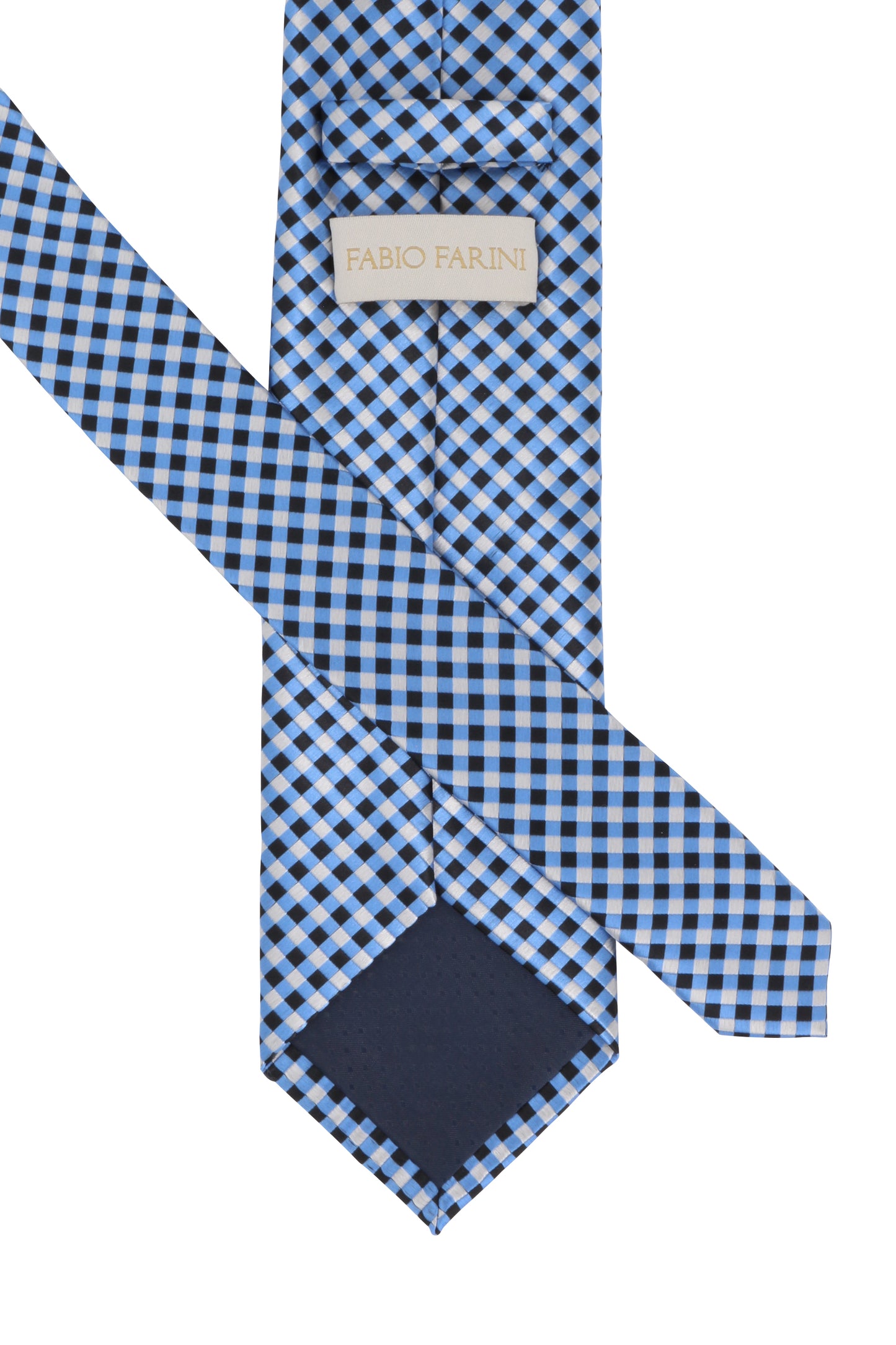 Fabio Farini elegante karierte Krawatte für Hochzeit, Konfirmation, Ball in 8 cm zur Auswahl