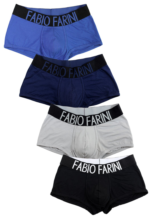 Fabio Farini 4er Pack Herren Boxershorts aus 95% Baumwolle