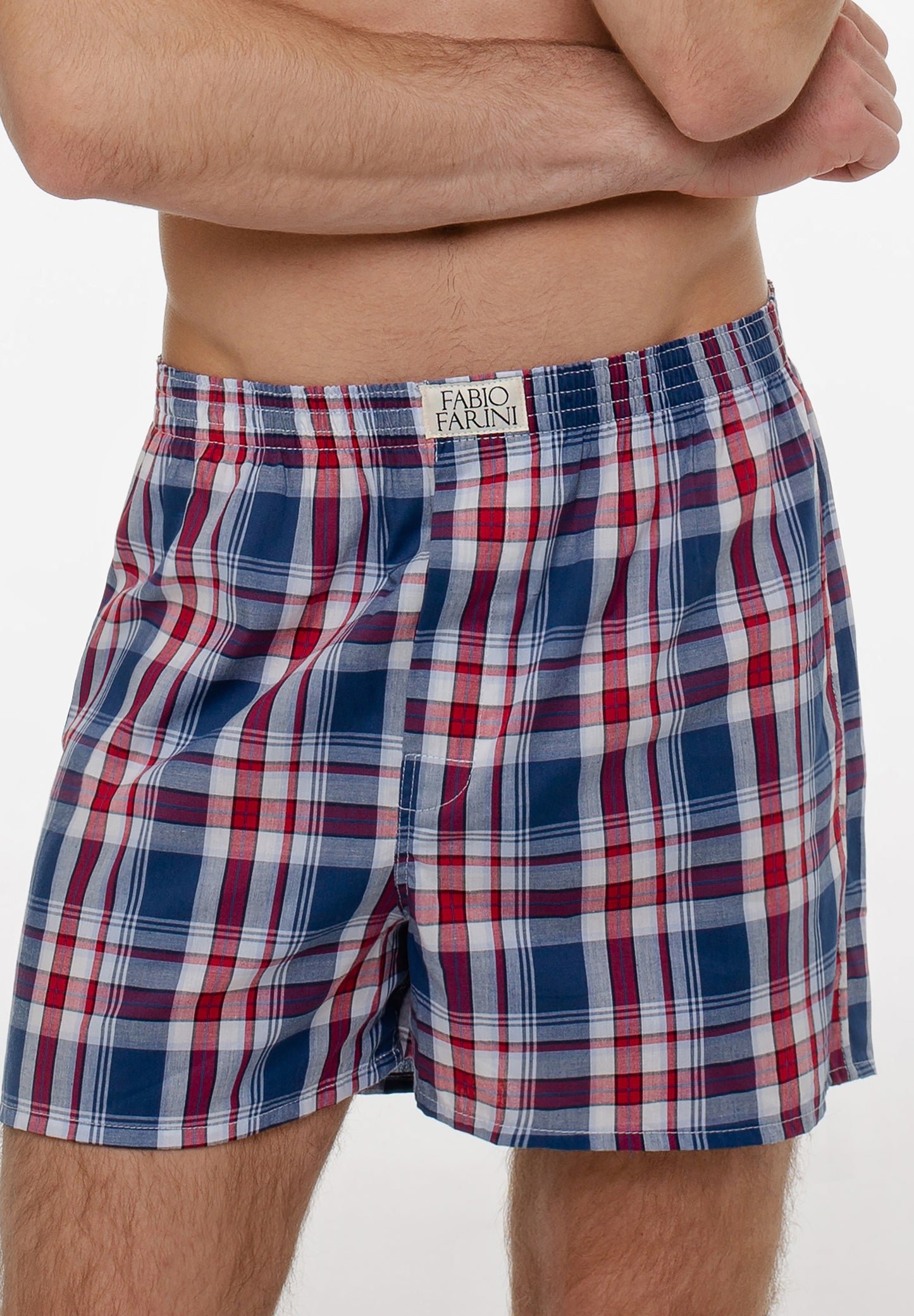 Fabio Farini Sparset Webboxershorts aus 100% Baumwolle